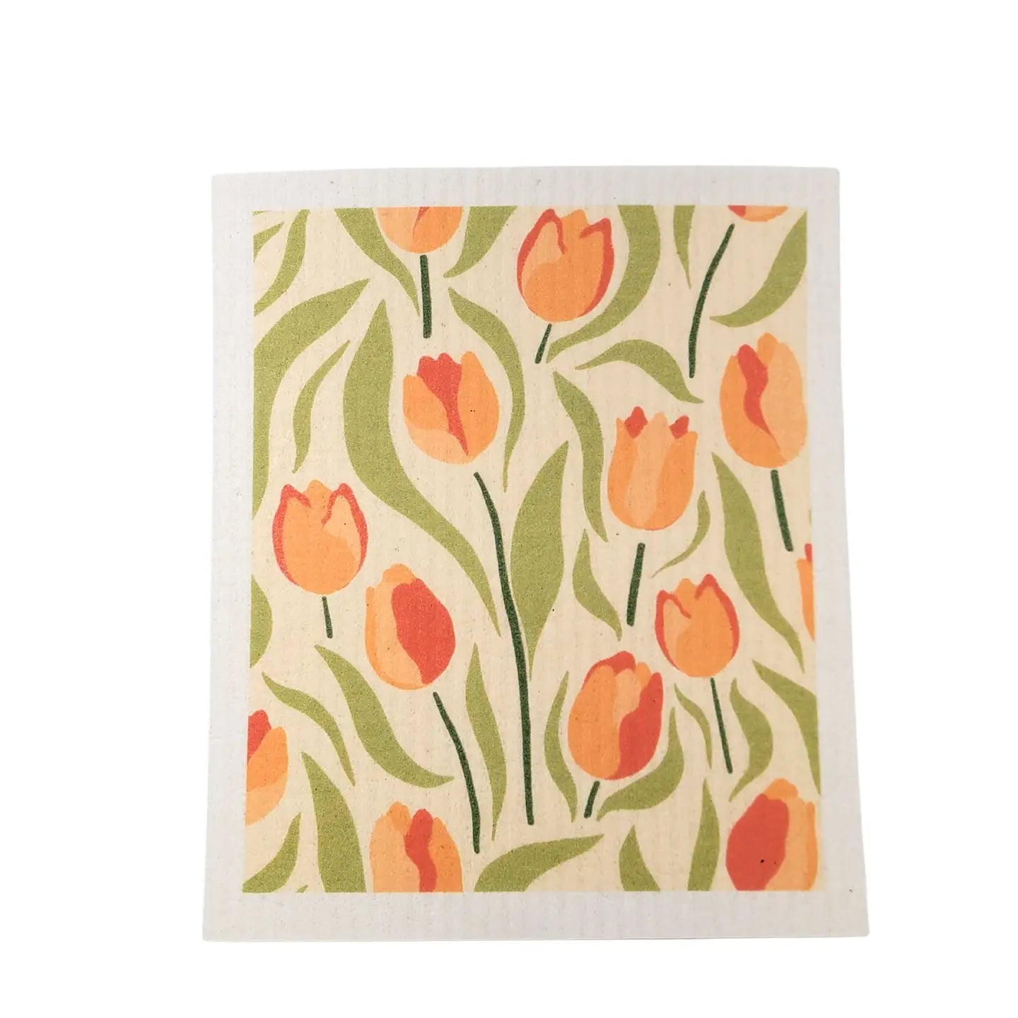 Reusable Paper Towel "Tulip Patterned"