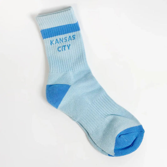 Socks, Kansas City Crew Socks, Blue