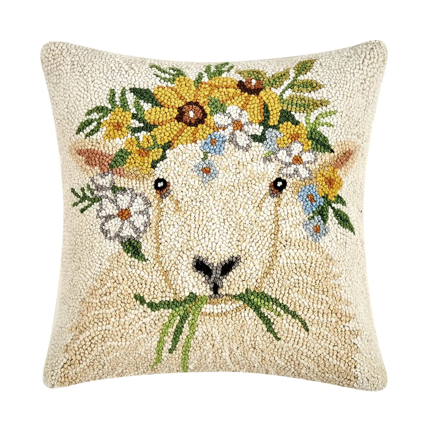 Spring Sheep Hook Pillow