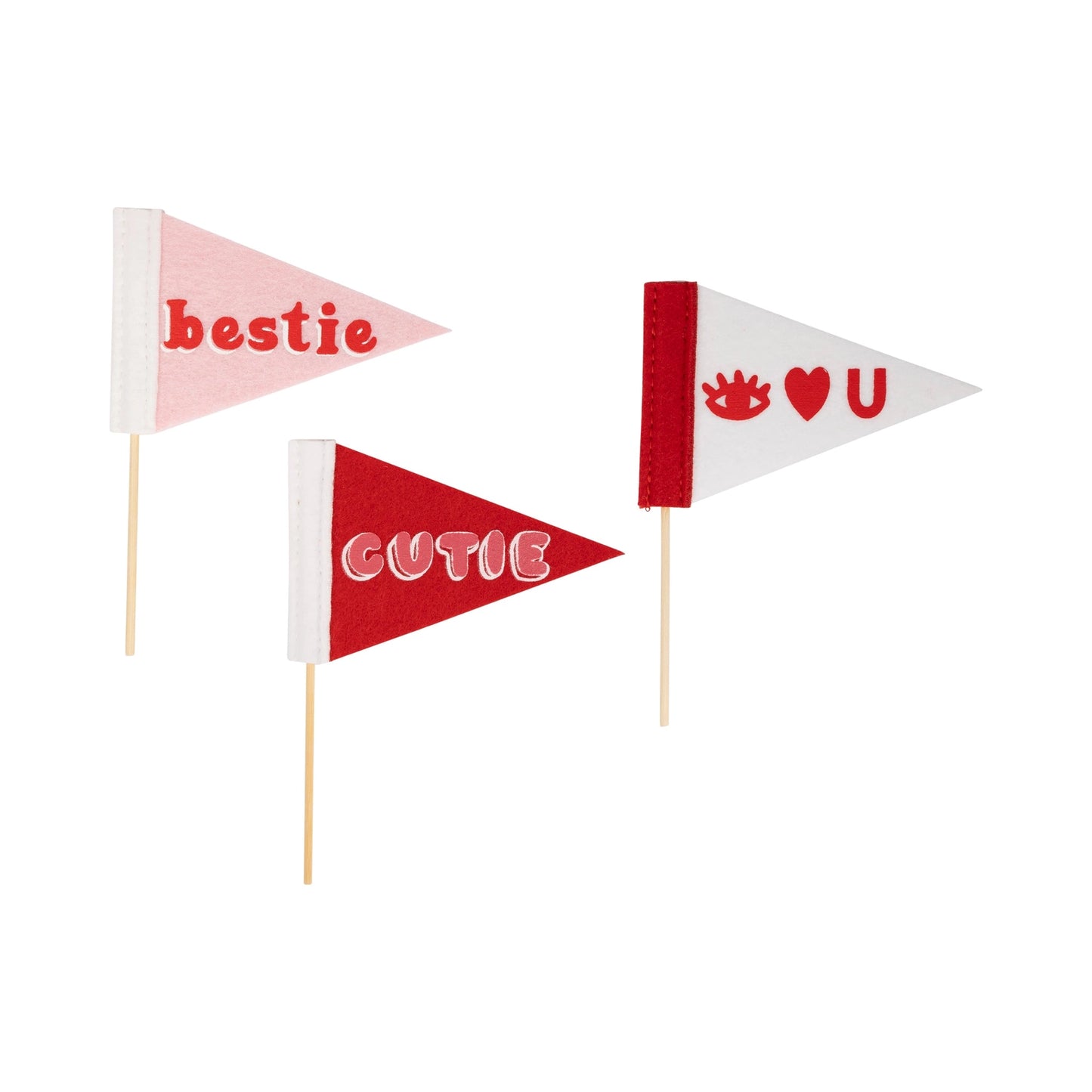 Felt Pennants, Mini Valentine's