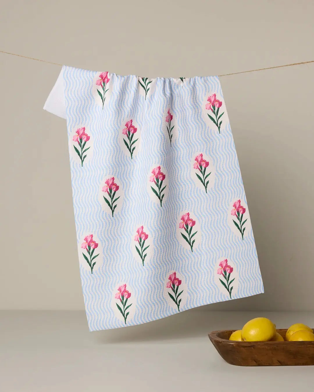 Geometry "Spatial Bloom" Tea Towel
