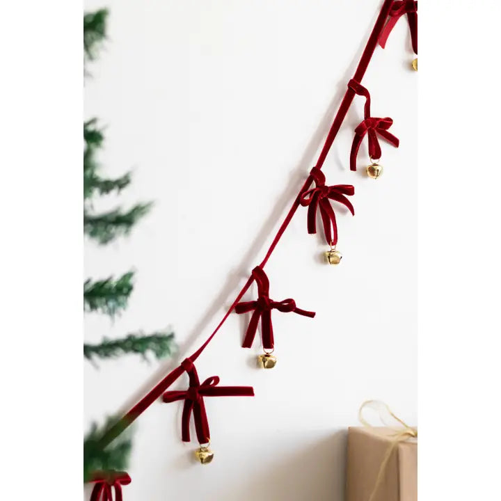 Velvet Ribbon Garland (55")