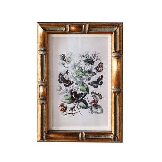 Framed Picture, Black Butterflies