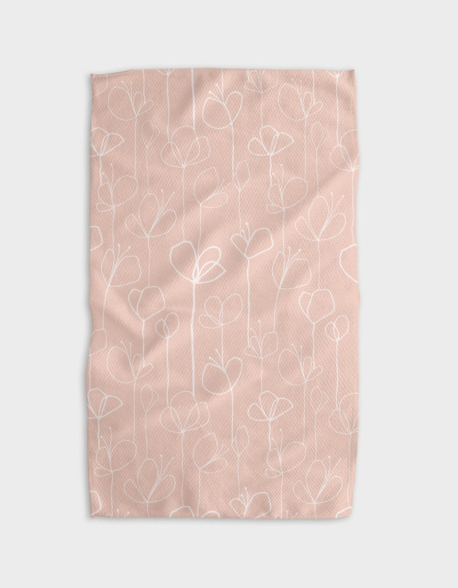 Geometry Tea Towel "Butterflower"