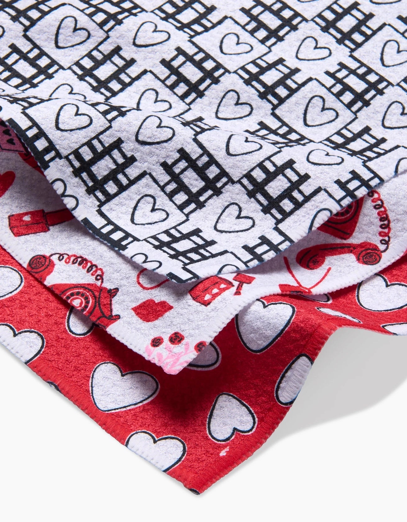 Geometry Valentine's "Classic Loving" Dishcloth Set