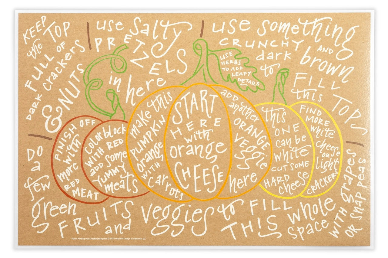 Charcuterie Cheat Sheet- Pumpkin
