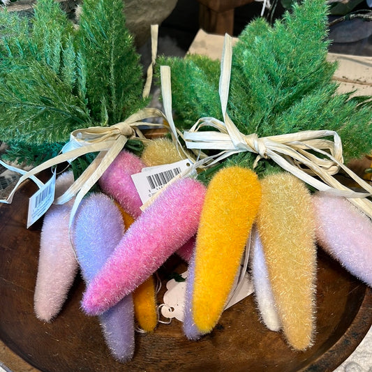 Easter Flocked Carrots