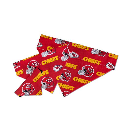 Pet Bandana "Chiefs Helmet" by PawsAbilites