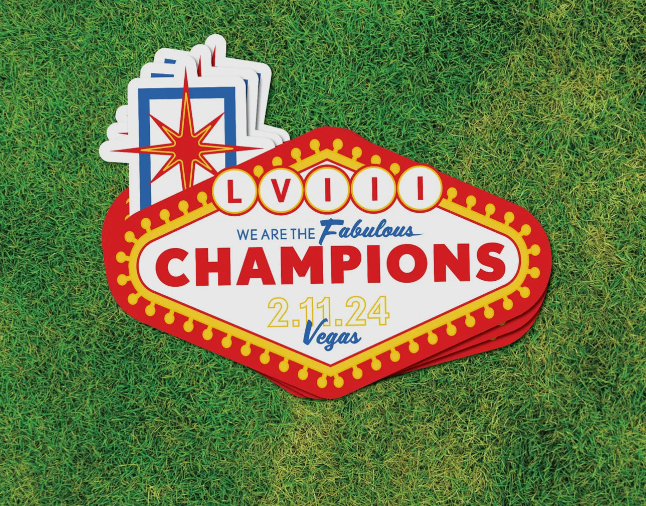 Champions Vegas Sticker