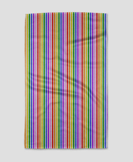 Geometry “Rainbow Harmony” Tea Towel (preorder)