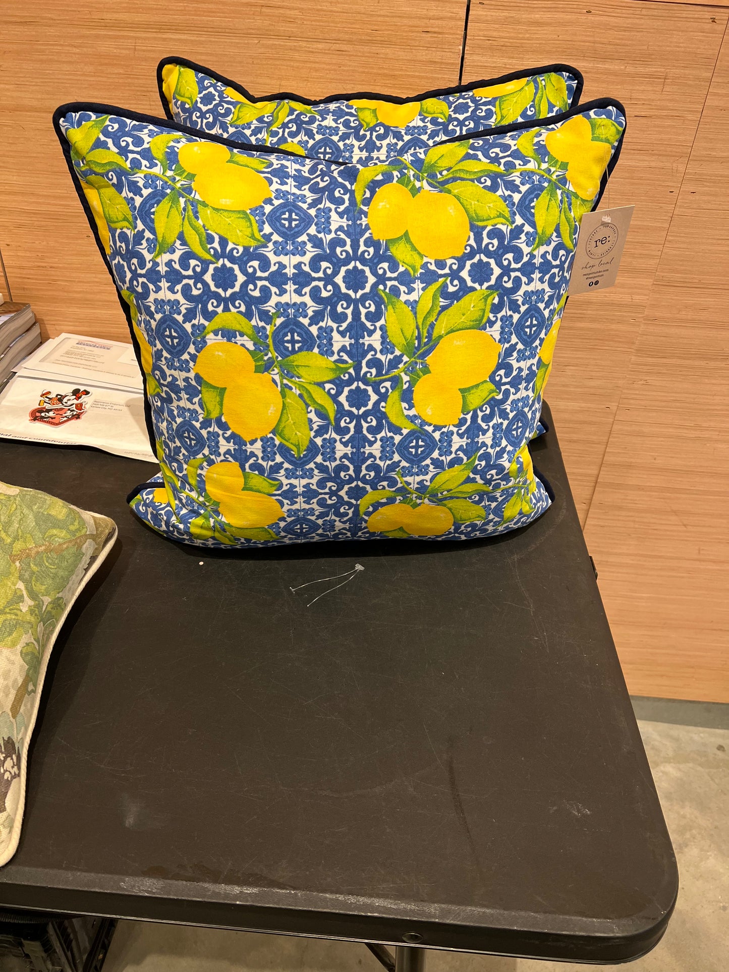 Custom Lemon Pillows