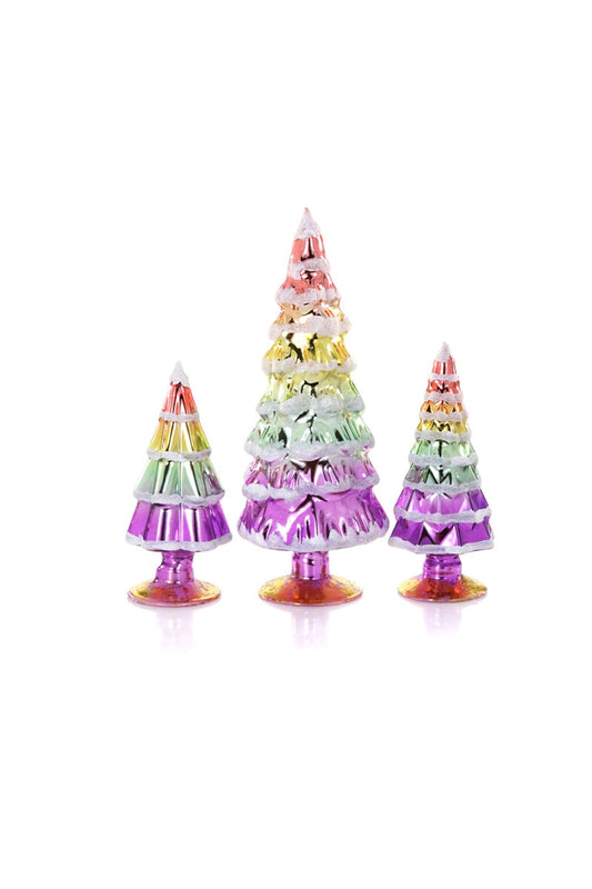 Hue Trees, Pastel Rainbow, set of 3