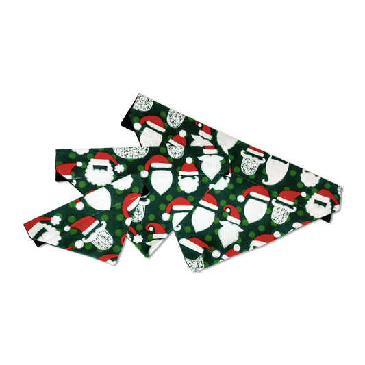 Pet Bandanas "Green Santa" by PawsAbilities