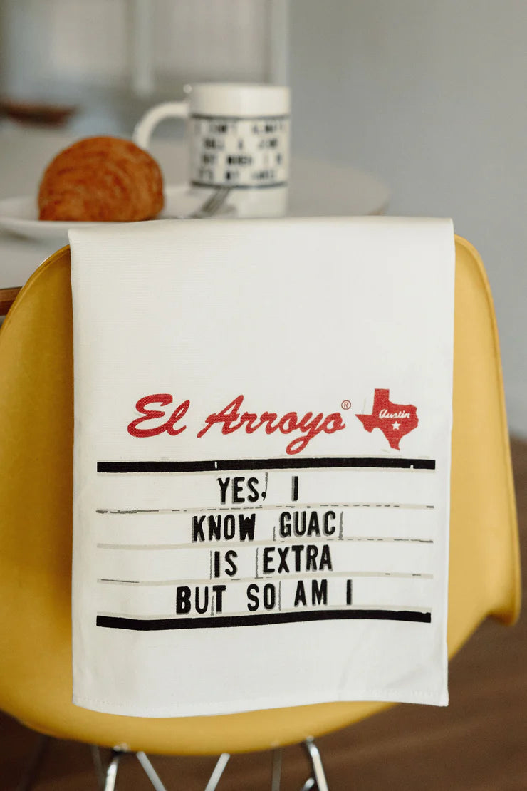 El Arroyo "Guac Is Extra" Tea Towel