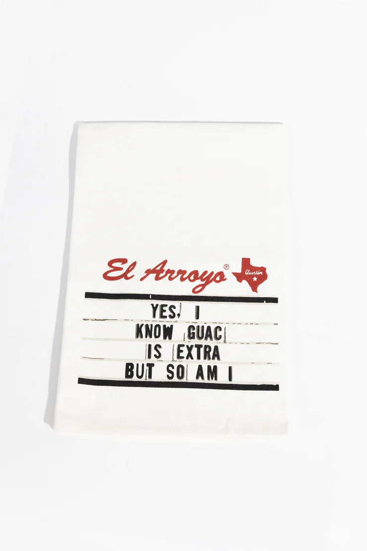 El Arroyo "Guac Is Extra" Tea Towel