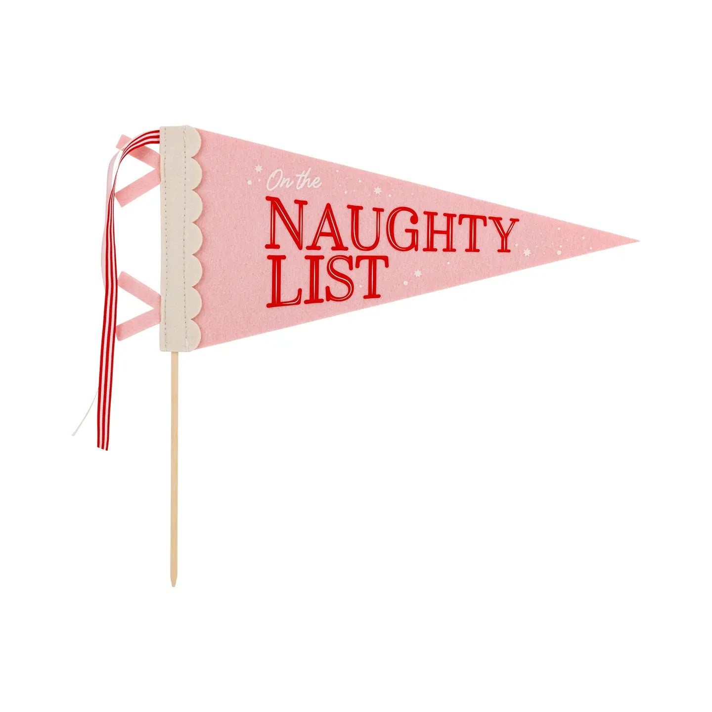 Felt Pennant Banner "Naughty or Nice"