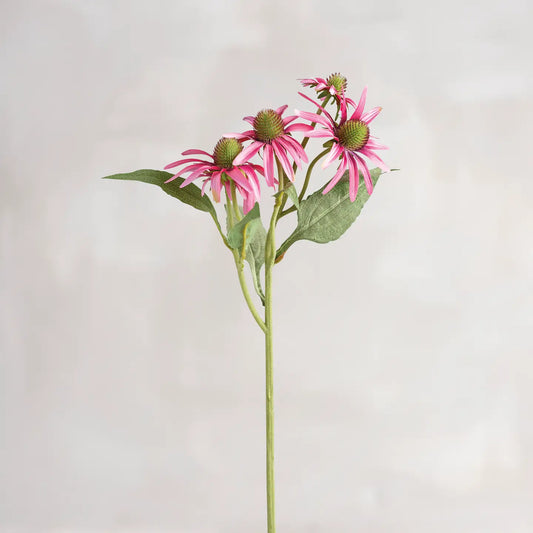 Coneflower Floral Pick, Pink