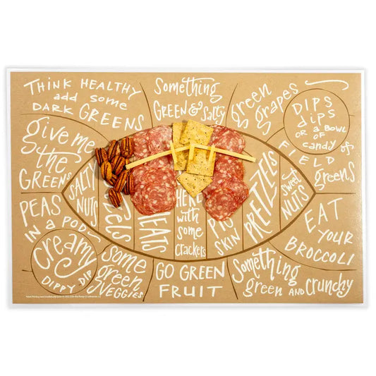 Charcuterie Cheat Sheet- Football