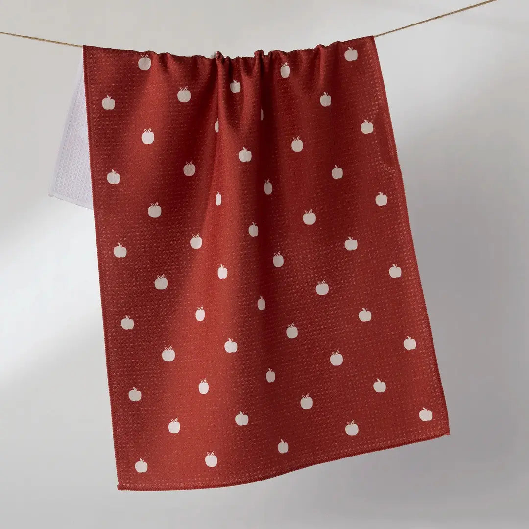 Geometry "Dotty Apple" Tea Towel