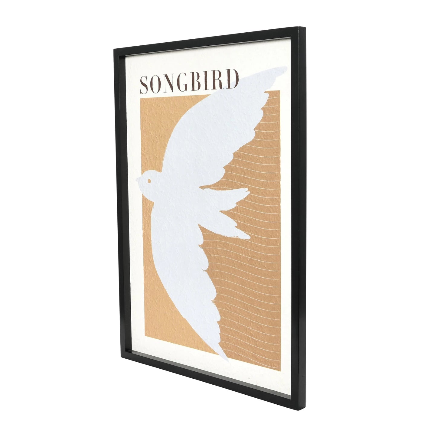 Wood Framed Wall Décor "Songbird"