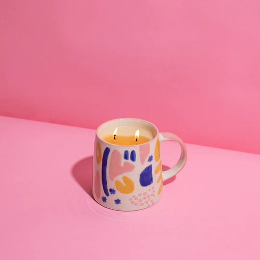 Candle, Sweet Grace in Abstract Design Mug #047