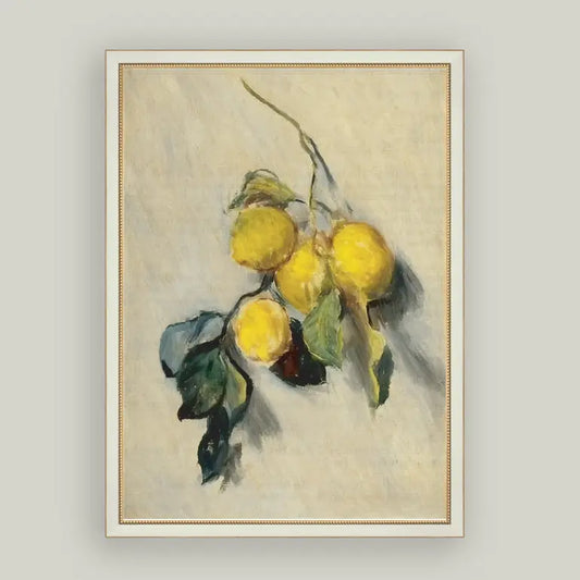 Framed Antique Inspired Art "Branch of A Lemon Tree" Monet
