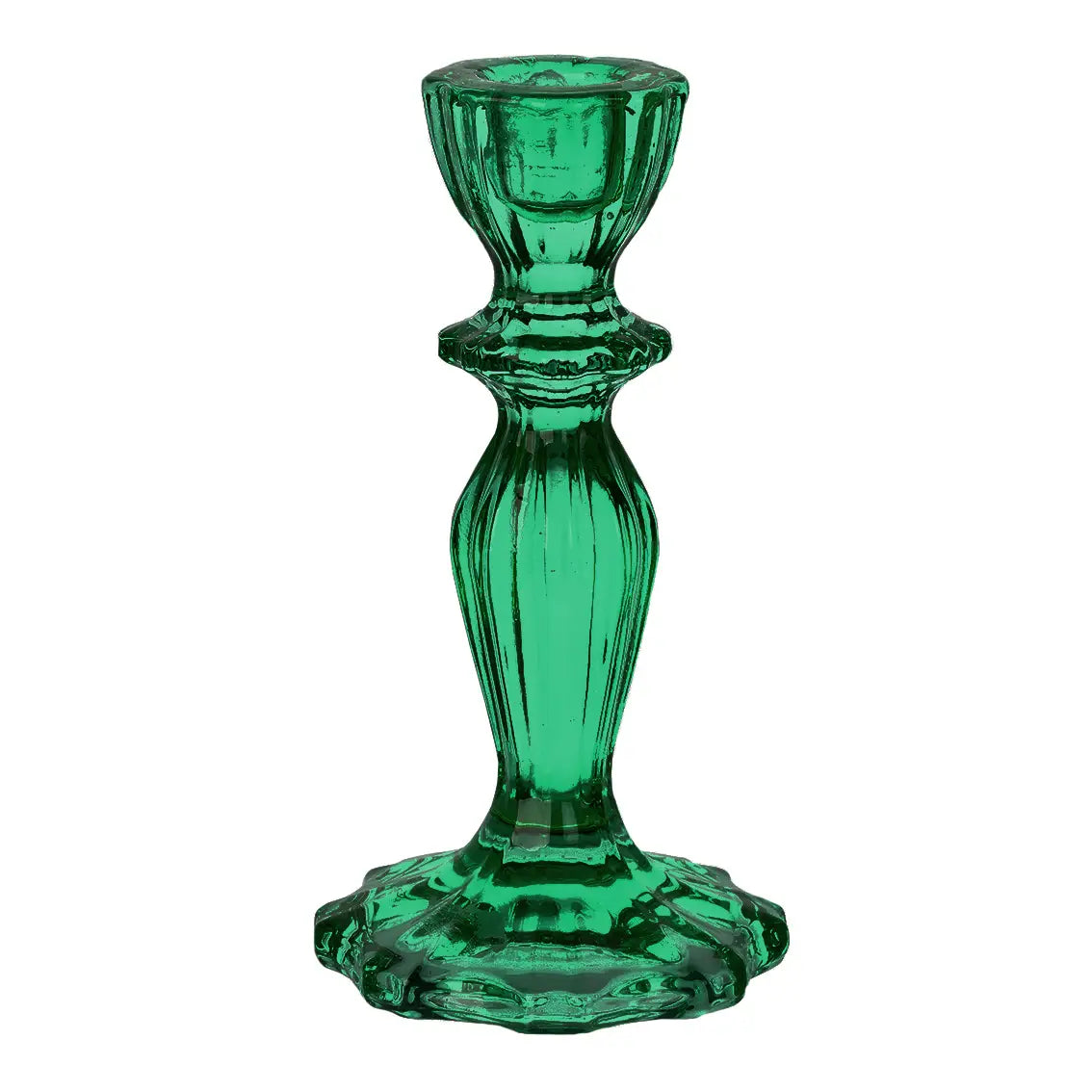 Candlestick Holiday Green