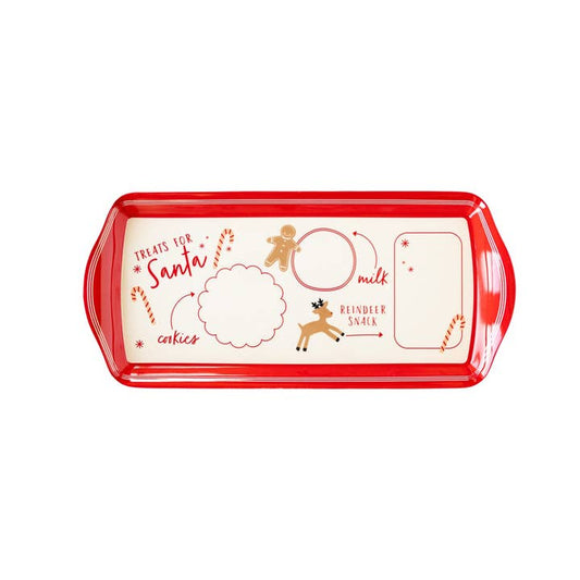 Mini Melamine Tray "Santa's Milk and Cookies" (Pre-Order)