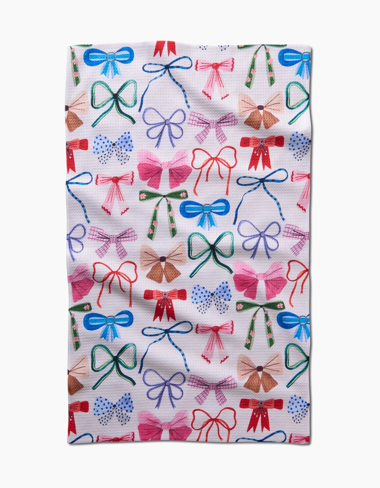 Geometry "Bows" Tea Towel