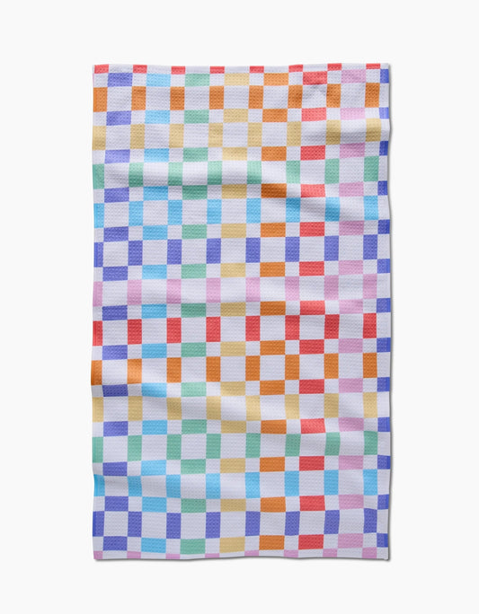 Geometry "Over the Rainbow" Tea Towel