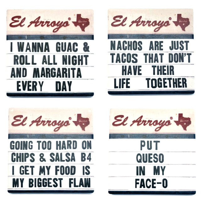 El Arroyo "The Whole Enchilada" Coaster Set