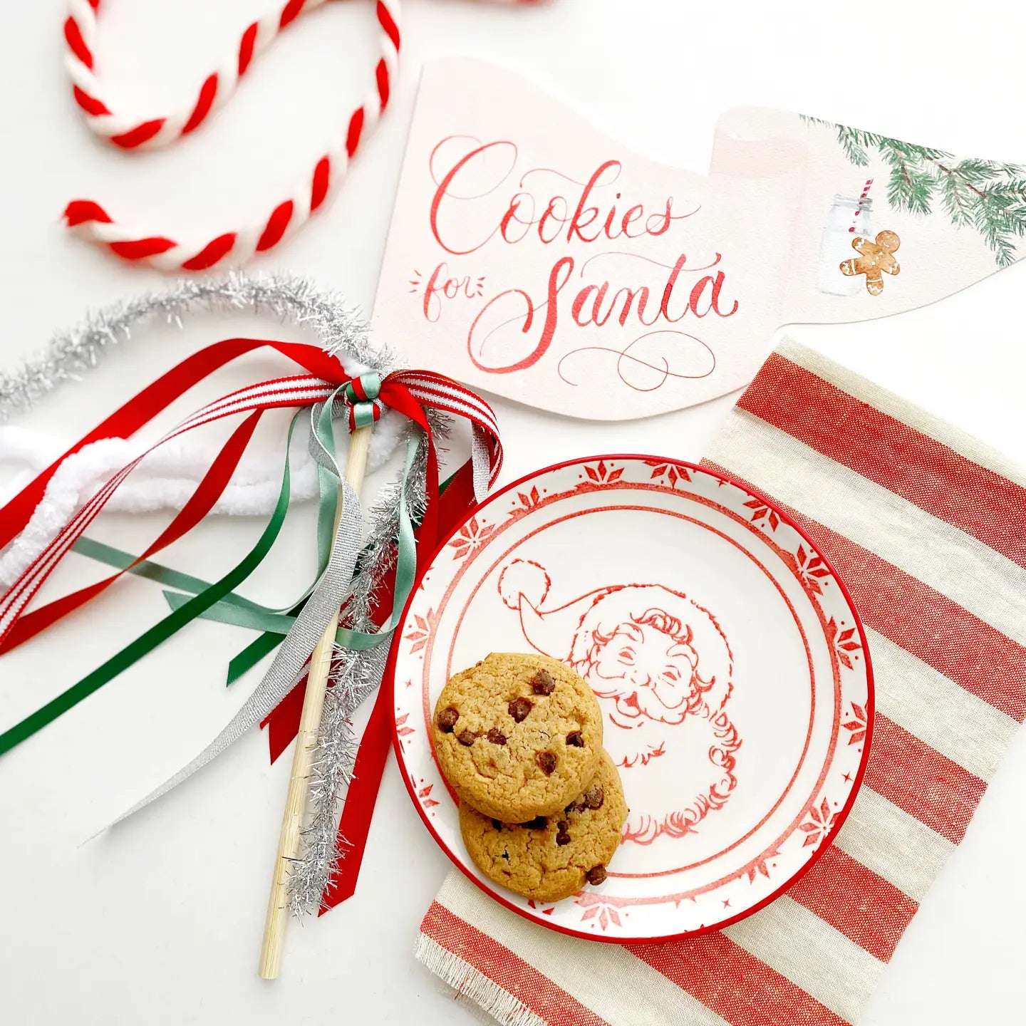 Holiday Pennant "Cookies For Santa"