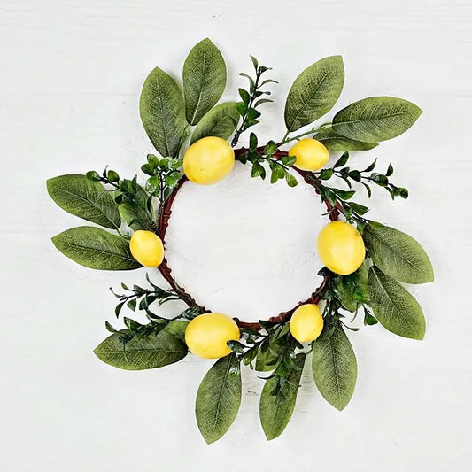 Avalon Lemon and Boxwood Wreath