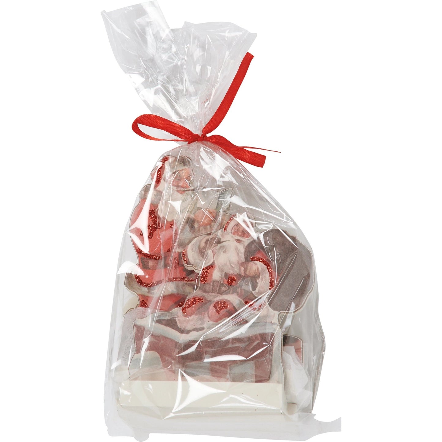 Vintage Santa Claus Stand Up Set