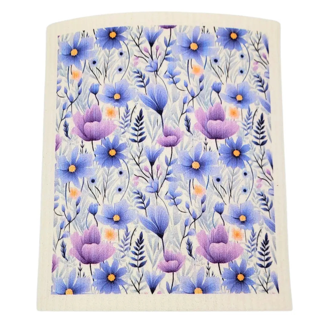 Reusable Paper Towel "Lavender Wild Flowers"