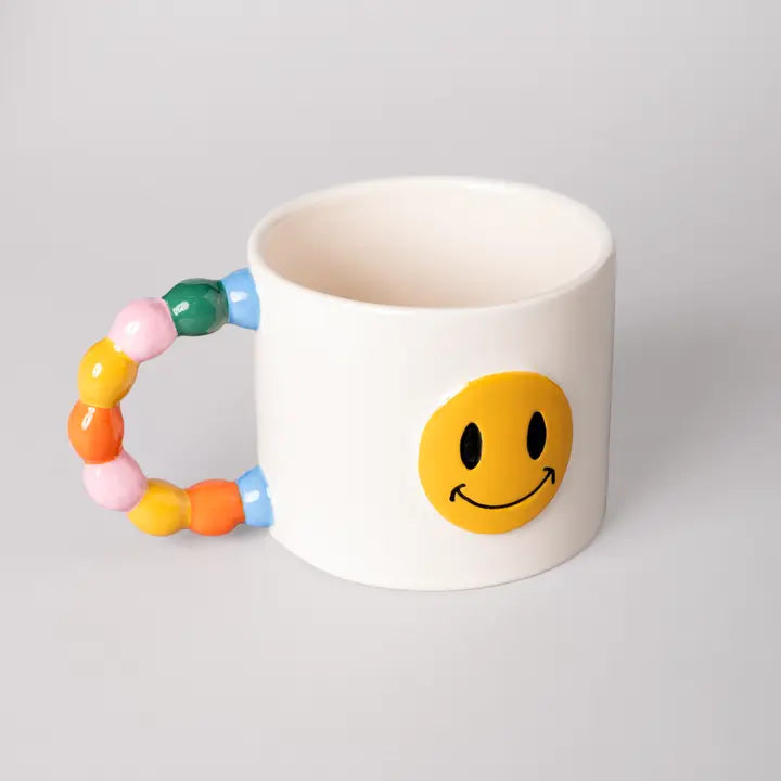 Ceramic Mug, Smiley Face