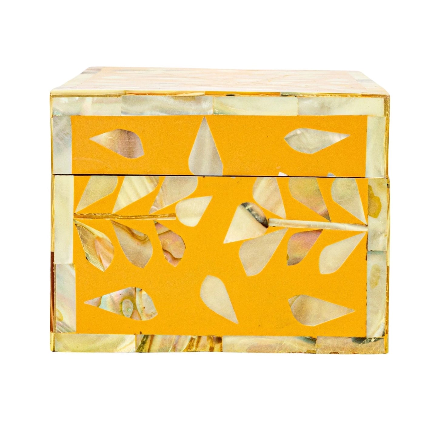Mother of Pearl Box w/ Floral Design