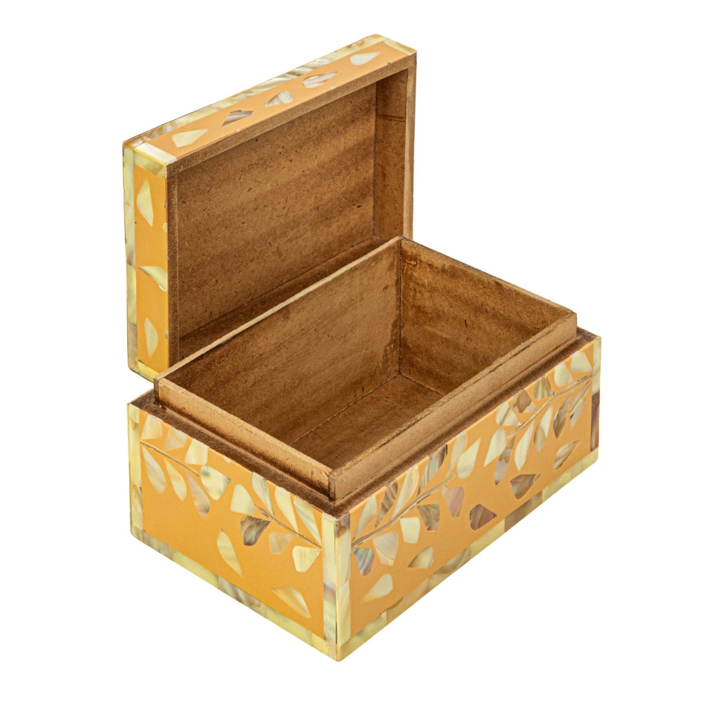 Mother of Pearl Box w/ Floral Design