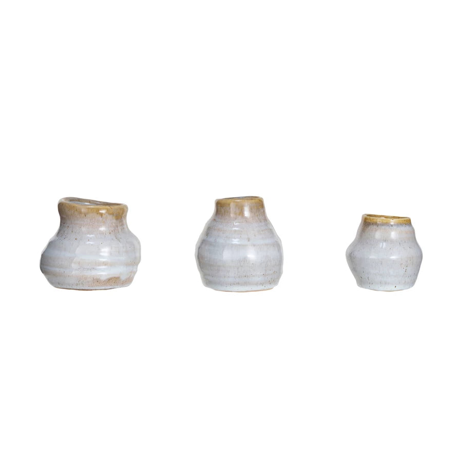 Terra-cotta Vases, Reactive Glaze