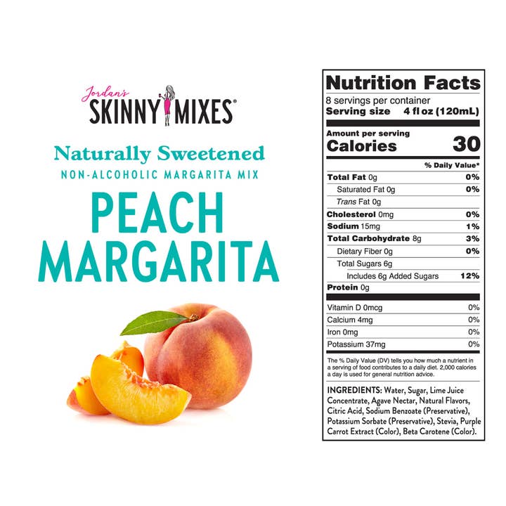 Skinny Mixes: Natural Peach Margarita - Mixer