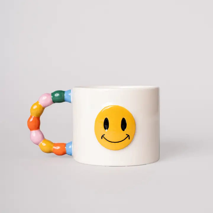 Ceramic Mug, Smiley Face