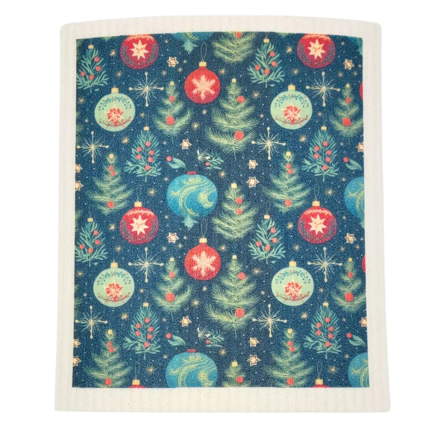 Reusable Paper Towel "Christmas Ball and Tree"