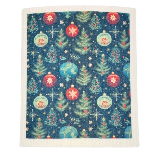 Reusable Paper Towel "Christmas Ball and Tree"