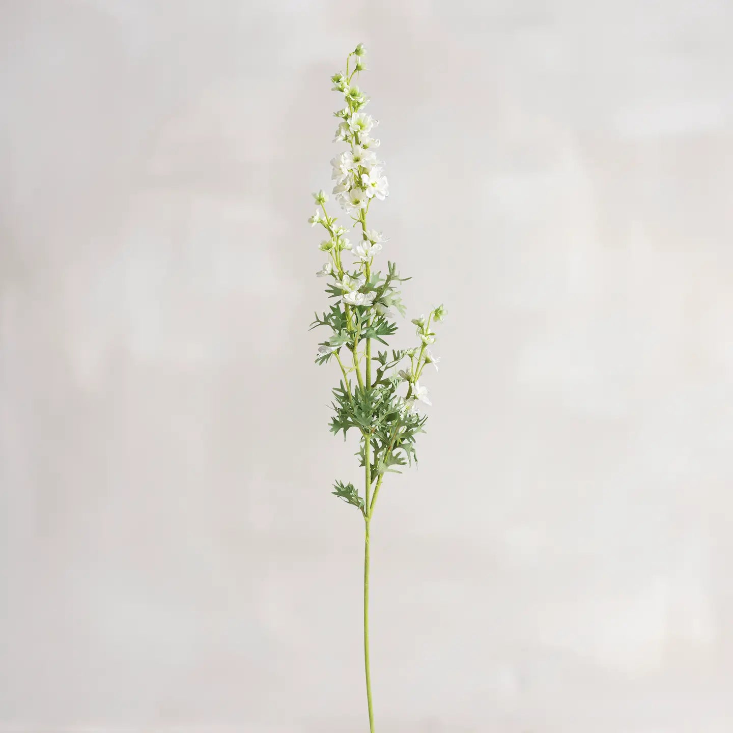 White Delphinium Floral Pick