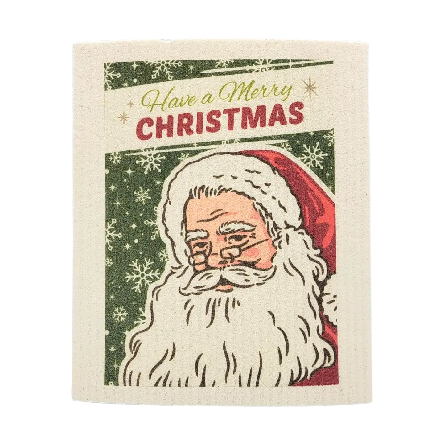 Reusable Paper Towel "Have A Merry Christmas Santa"