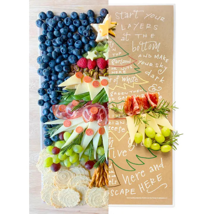 Charcuterie Cheat Sheet- Christmas Tree