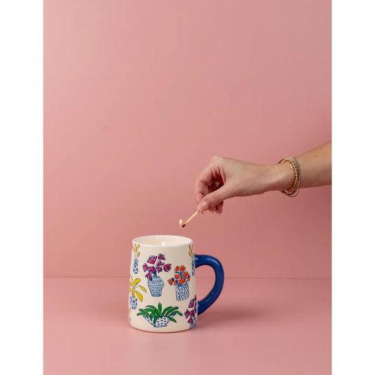 Candle, Sweet Grace in Potted Plants Design Mug #054