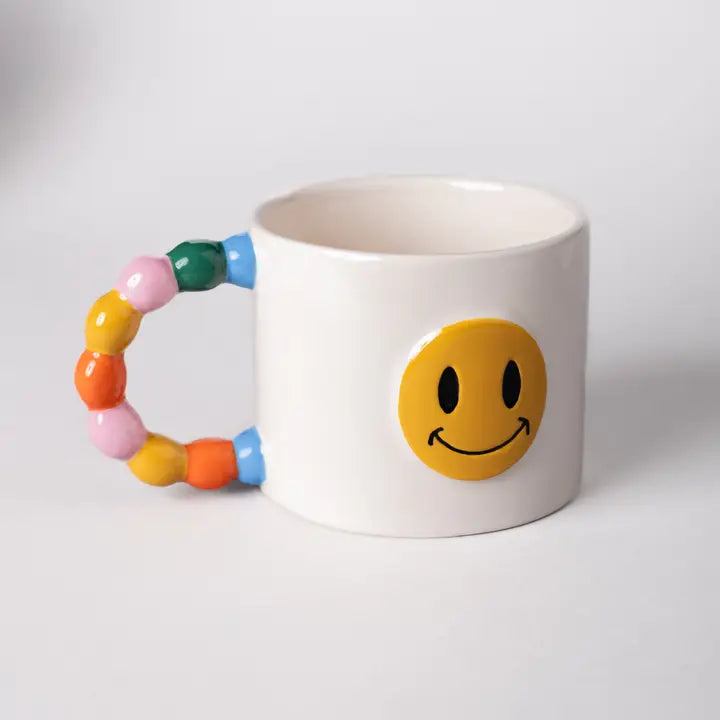Ceramic Mug, Smiley Face