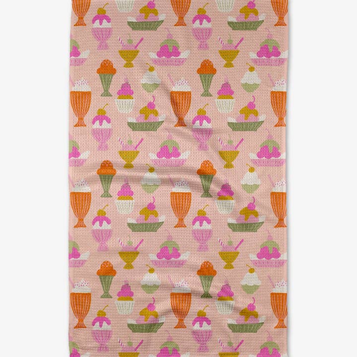 Geometry "Carmelo" Tea Towel