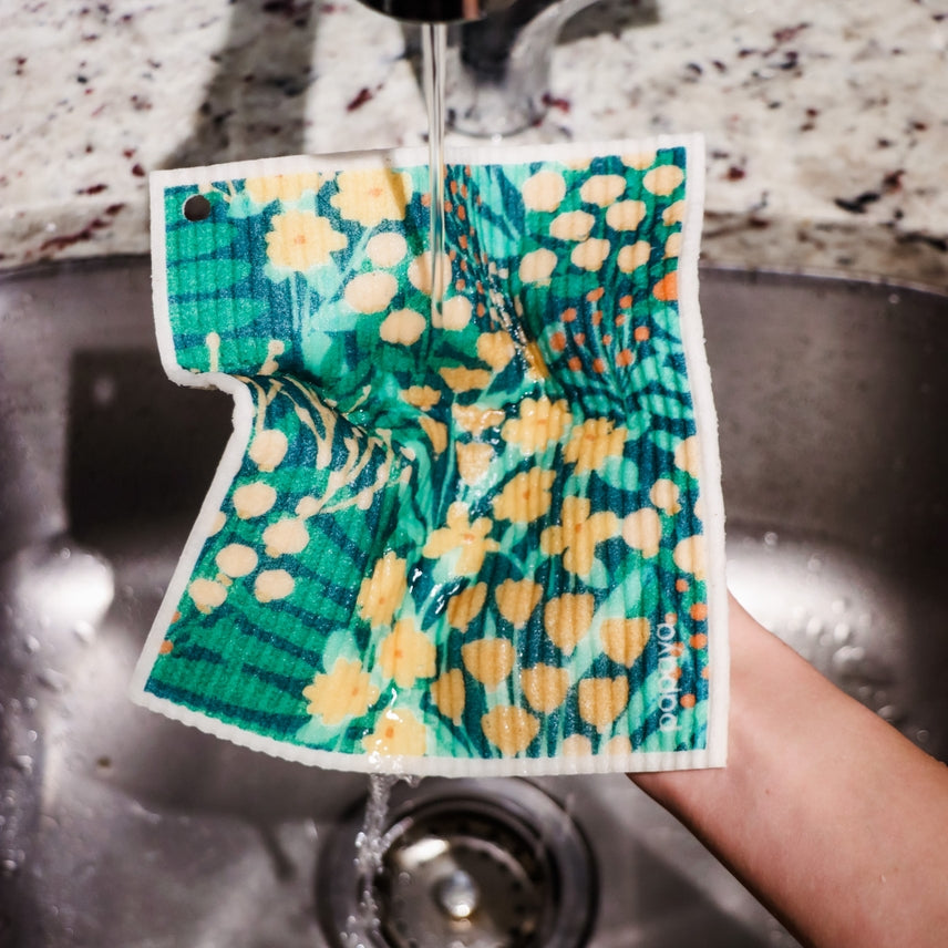 Reusable Paper Towels "Secret Garden"